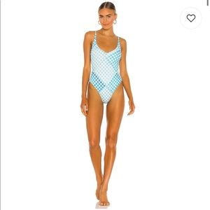 Gianna One Piece Picnic Plaid Blue 6 L*SPACE